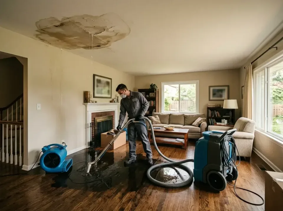 attic-pipe-burst-ceiling-drip-008 — frequently asked questions, Water Damage Restoration & Carpet Care in Moonachie, NJ